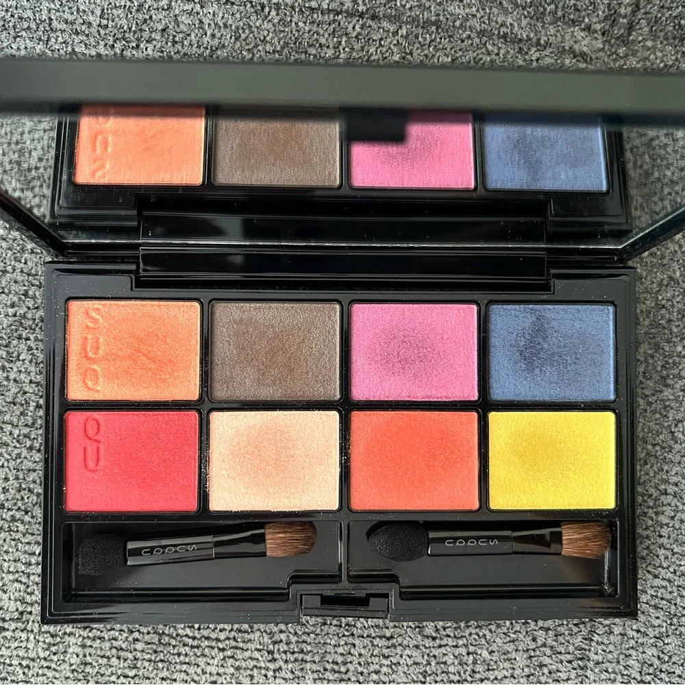 Suqqu Bold Eyeshadow Palette - Red, Pink, Purple, Yellow